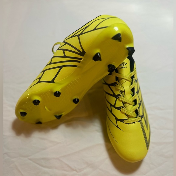 YELLOW UMBRO VELOCITA ALCHEMIST LEAGUE FG MEN'S SOCCER CLEATS - Picture 11 of 11